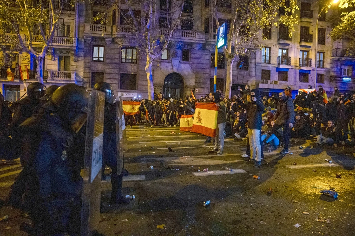 Zamieszki w stolicy Hiszpanii Zamieszki w stolicy Hiszpanii
