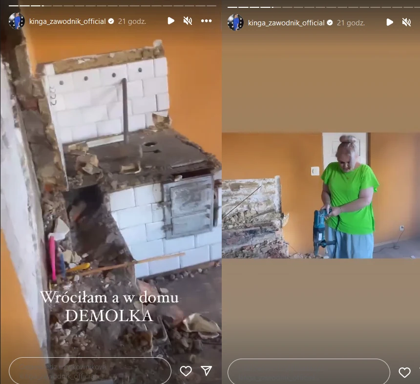 Kinga Zawodnik relacjonuje remont Kinga Zawodnik relacjonuje remont