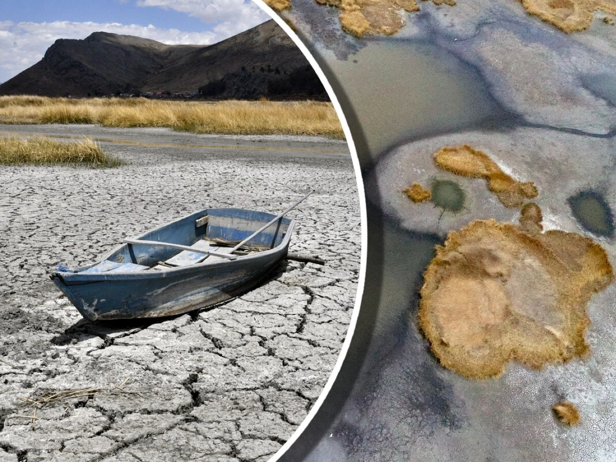 Jezioro Titicaca wysycha Jezioro Titicaca wysycha