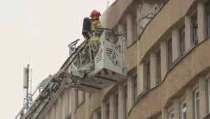 Poseł Lewicy przerwał konferencję. W pobliżu wybuchł pożar