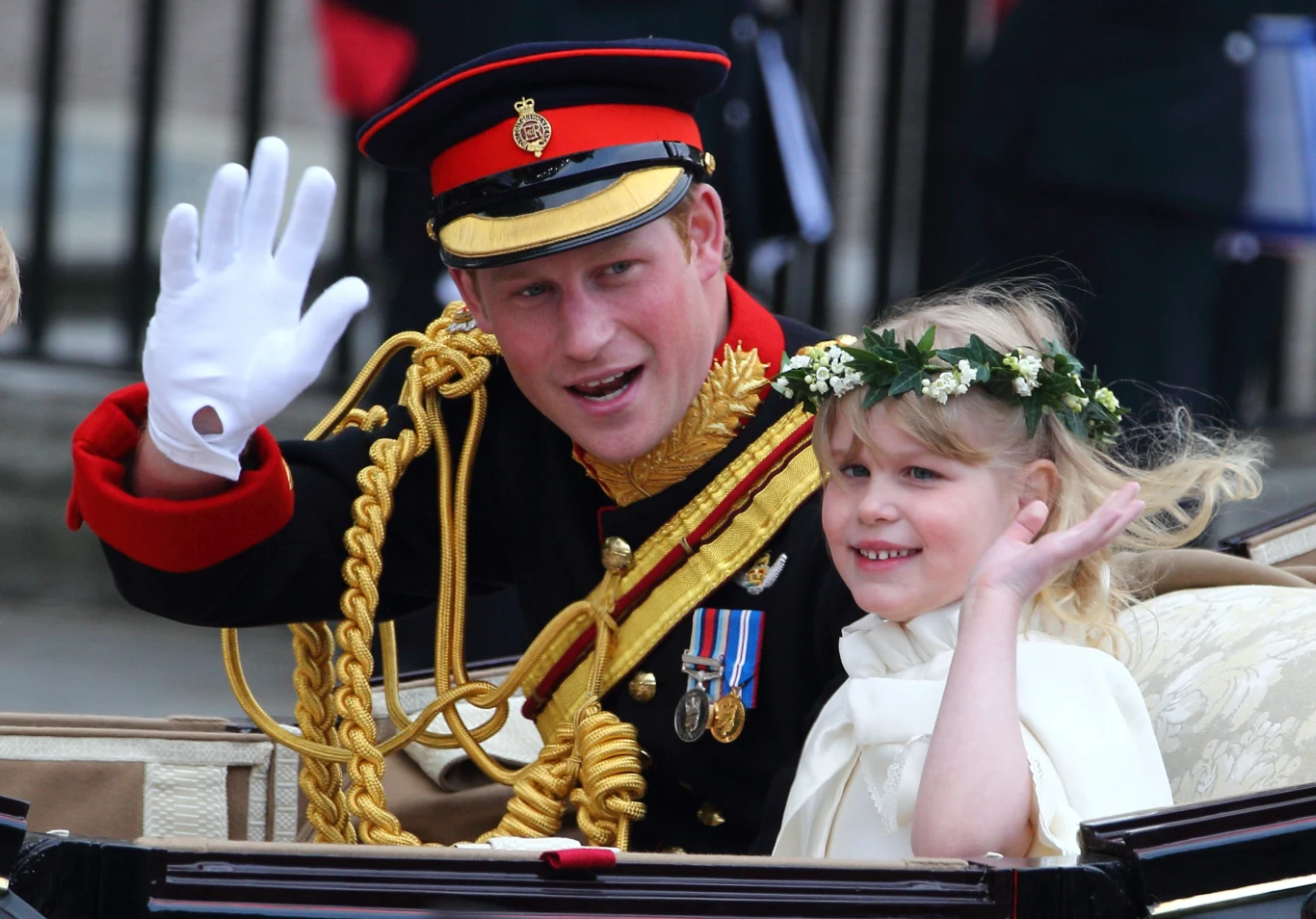 Ludwika i książę Harry na ślubie księcia Williama i księżnej Kate Ludwika i książę Harry na ślubie księcia Williama i księżnej Kate