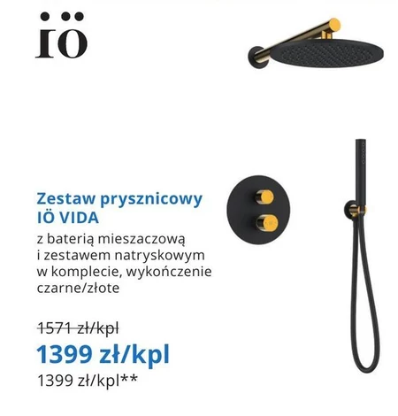 Zestaw prysznicowy