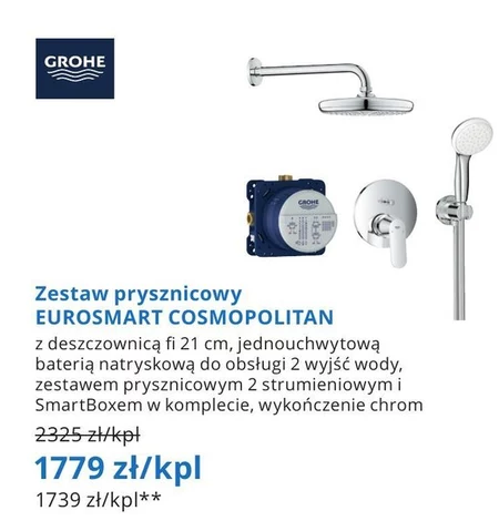 Zestaw prysznicowy