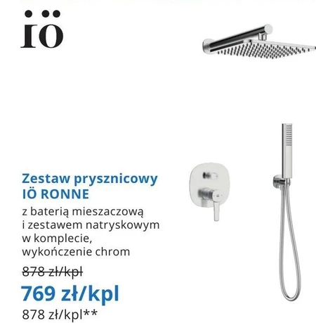 Zestaw prysznicowy