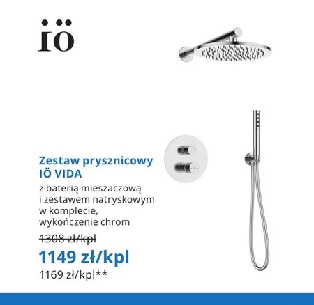 Zestaw prysznicowy