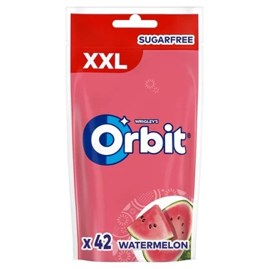 Orbit XXL Watermelon Bezcukrowa guma do żucia 58 g (42 sztuki) - 0
