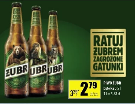 Żubr Piwo jasne 500 ml