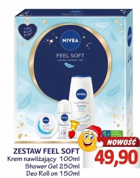 Zestaw kosmetyków dla kobiet Nivea Feel Soft