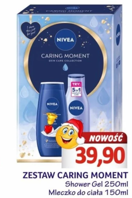 Zestaw kosmetyków do pielęgnacji Nivea Caring Moment