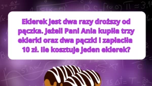 Zagadka matematyczna dla bystrzaków. Tylko 1% osób zna prawidłowe rozwiązanie