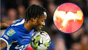 Raheem Sterling popełnił błąd, teraz może mieć kłopoty (Źródło: AFP/Newspix.pl ) 