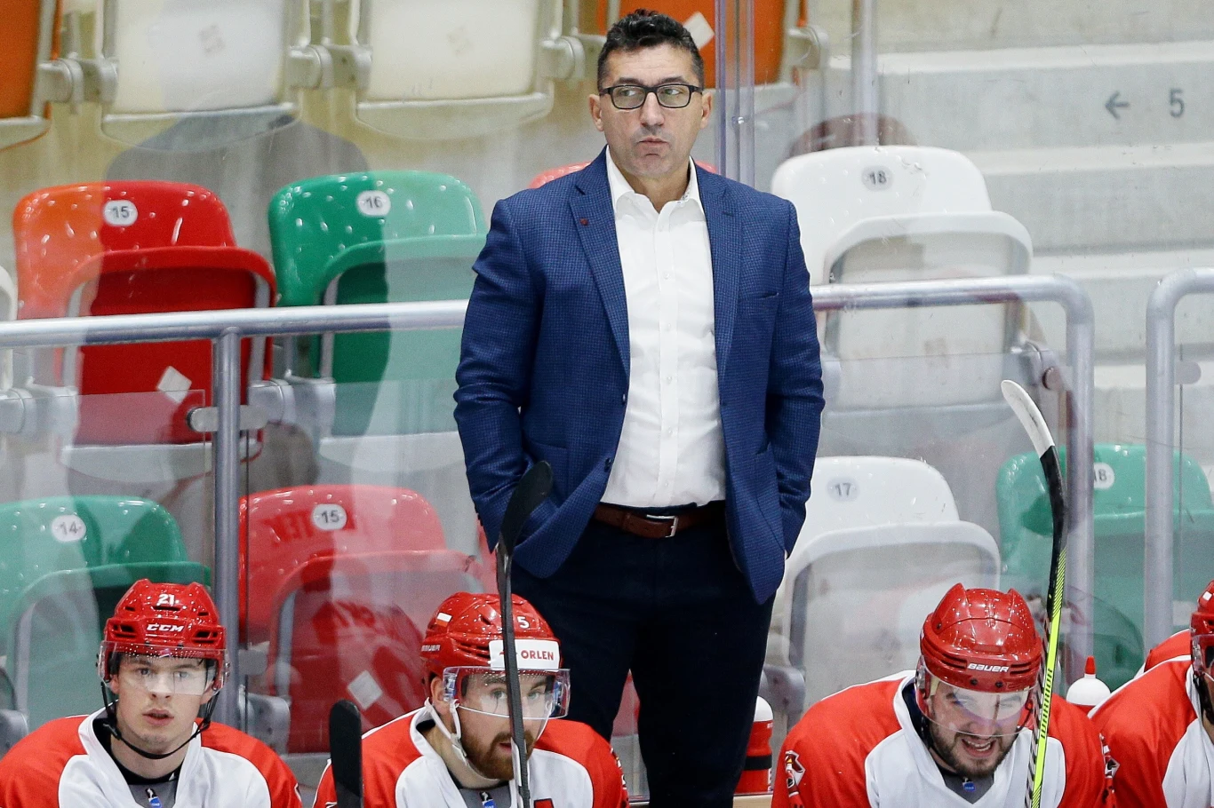 Trener reprezentacji Polski Robert Kalaber