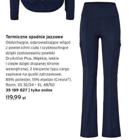 Spodnie termiczne