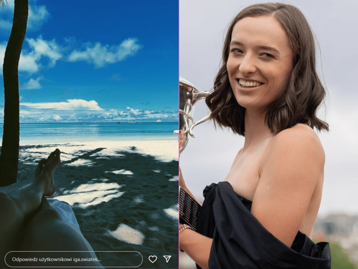 iga świątek już na wakacjach iga świątek już na wakacjach