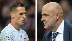 Arkadiusz Milik i selekcjoner Michał Probierz - w listopadzie nie jest im po drodze...