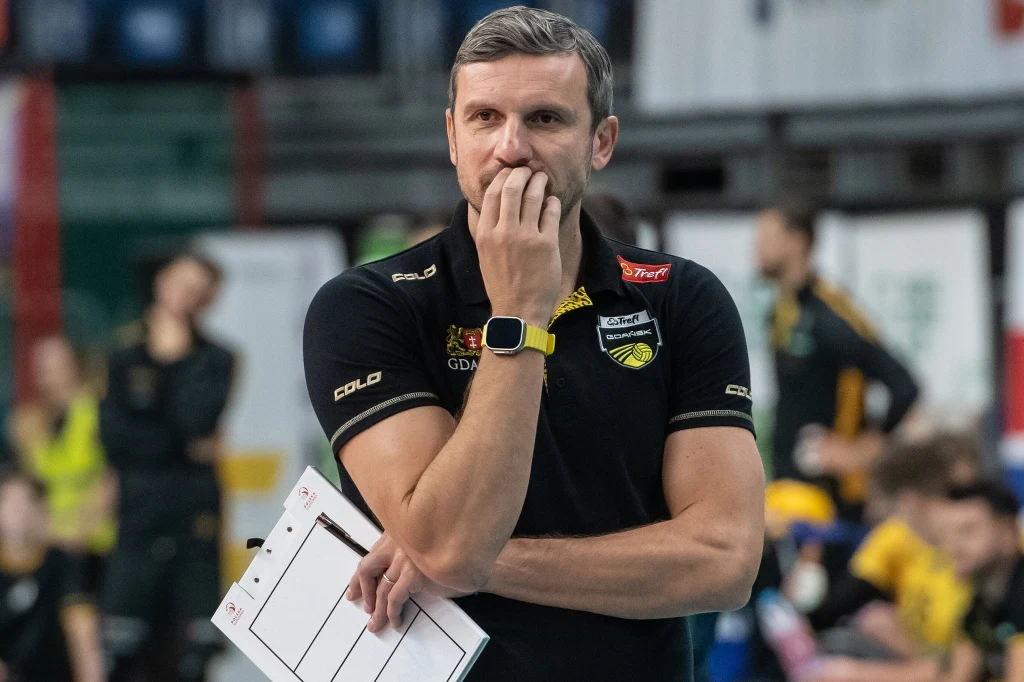 Igor Juricić, trener Trefla Gdańsk Igor Juricić, trener Trefla Gdańsk