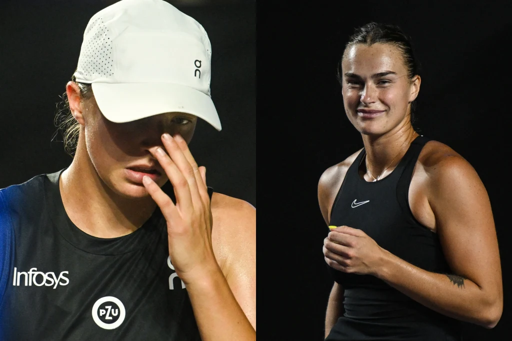 Iga Świątek i Aryna Sabalenka