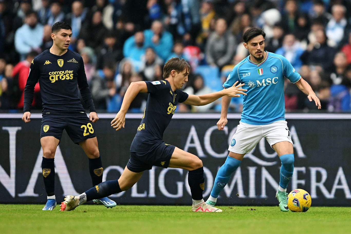 Do przerwy w meczu Napoli - Empoli utrzymywał się bezbramkowy remis