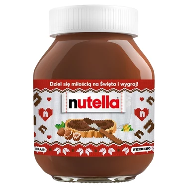 Nutella Krem do smarowania z orzechami laskowymi i kakao 825 g - 1