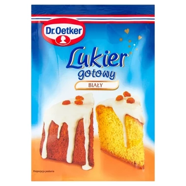 Dr. Oetker Lukier gotowy biały 100 g - 1