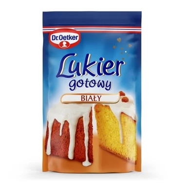 Dr. Oetker Lukier gotowy biały 100 g - 0