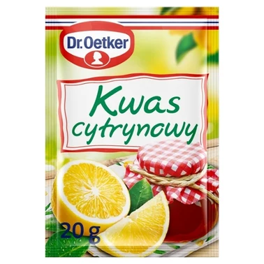 Dr. Oetker Kwas cytrynowy 20 g - 0