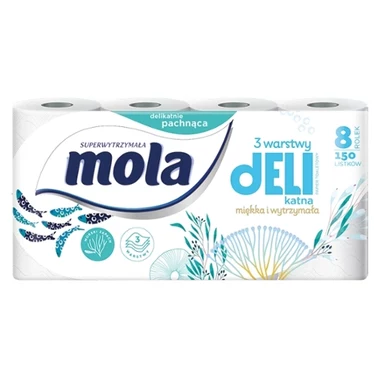 Mola Delikatna Morska papier toaletowy 8 rolek - 1