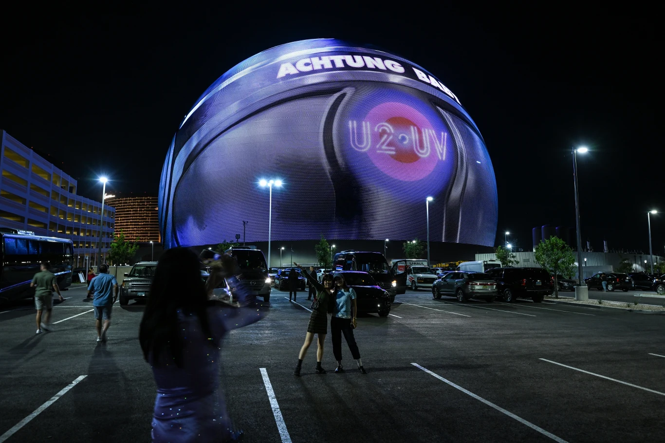 Reklama koncertu U2 na Sphere