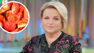 Katarzyna Bosacka tłumaczy, jak jeść pomidory. Wiele osób może to zdziwić