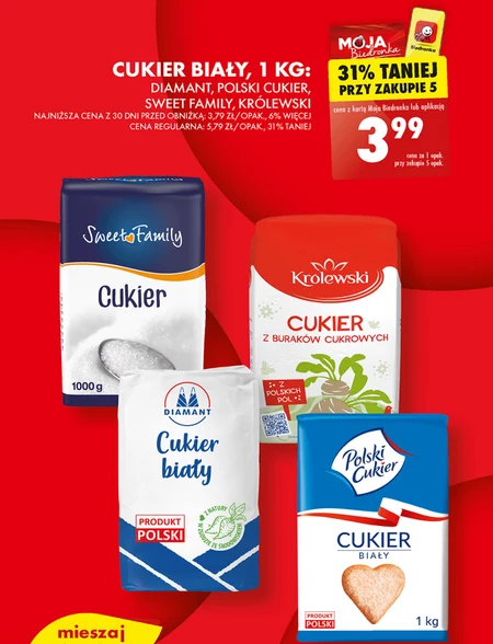 Diamant Cukier dekoracyjny 1 kg