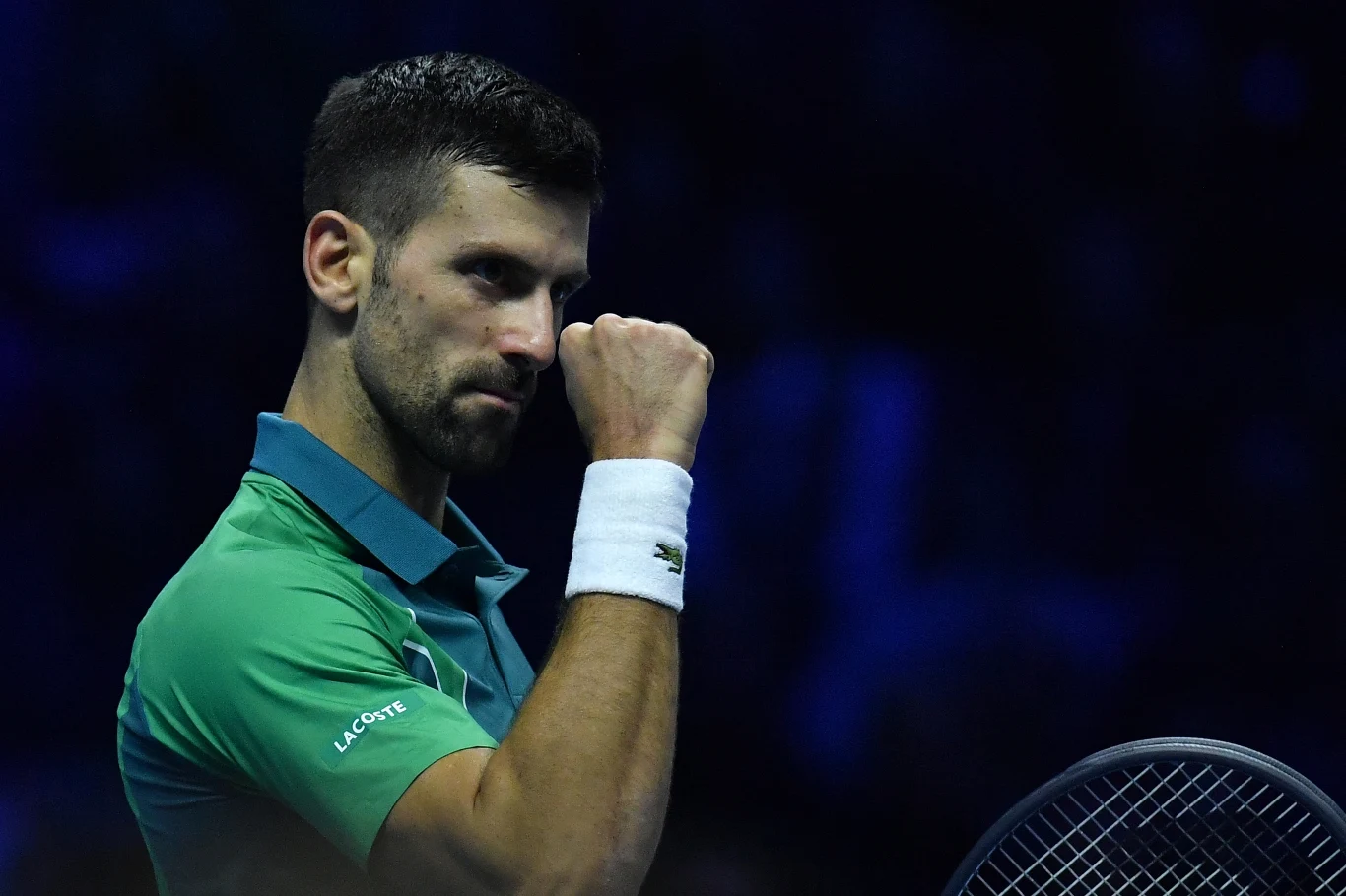 Novak Djoković Novak Djokovic wygrał z Holgerem Rune 2:1 w ATP Finals