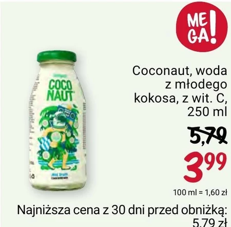 Coconaut Woda kokosowa z młodego kokosa 250 ml
