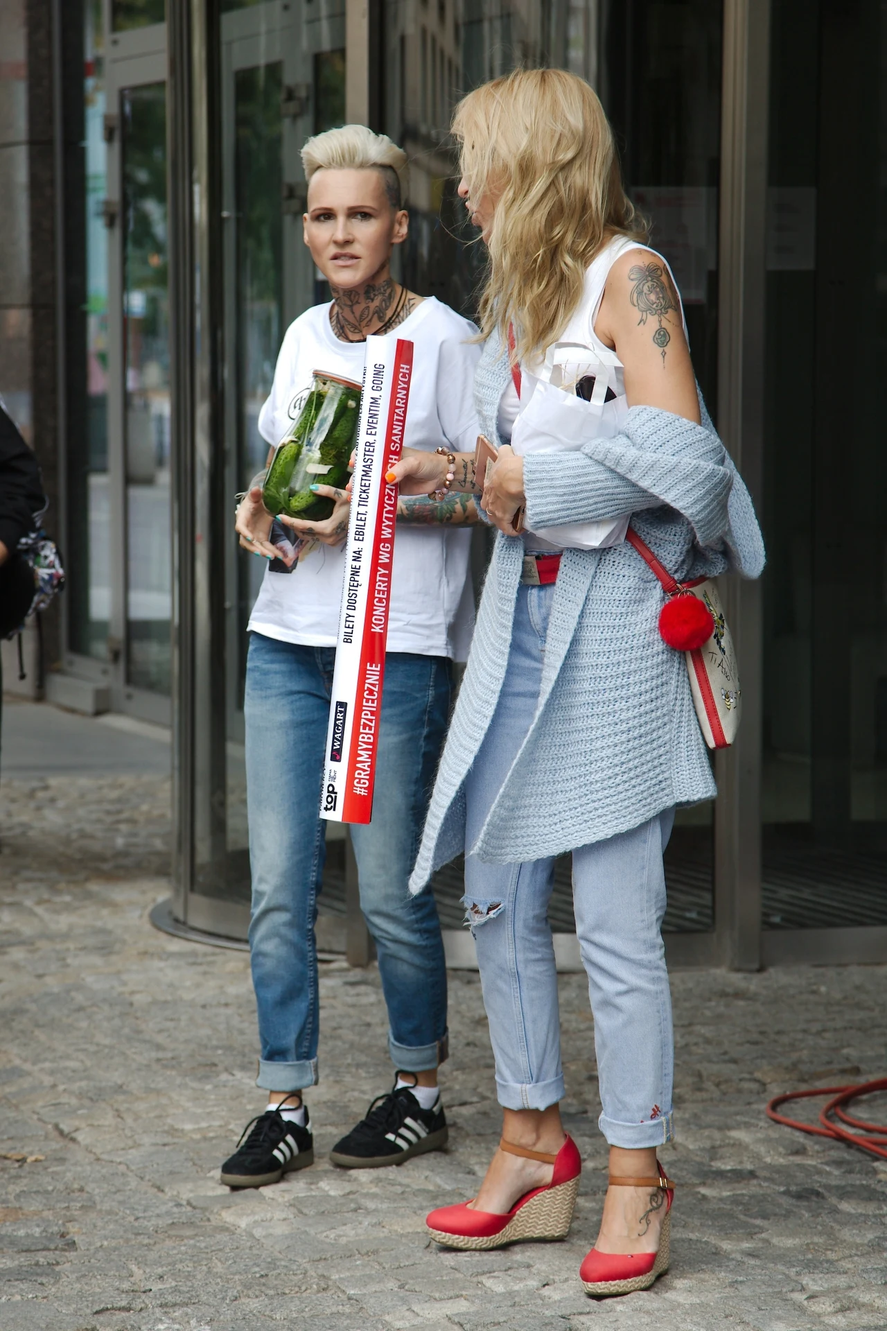 Chylińska z menedżerką Chylińska z menedżerką