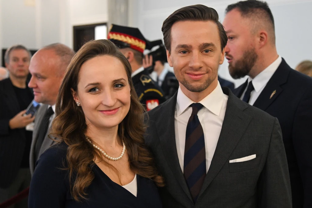 Karina Bosak i Krzysztof Bosak w Sejmie Karina Bosak i Krzysztof Bosak w Sejmie