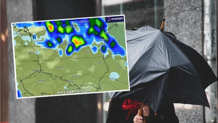 We wtorek będzie deszczowo i wietrznie. IMGW wystosował alert dotyczący silnego wiatru dla województwa na północy Polski