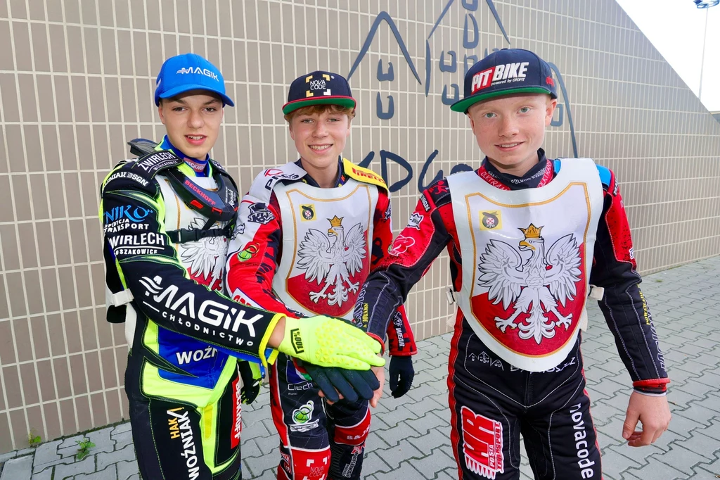 Kacper Mania, Emil Maroszek, Maksymilian Pawełczak.