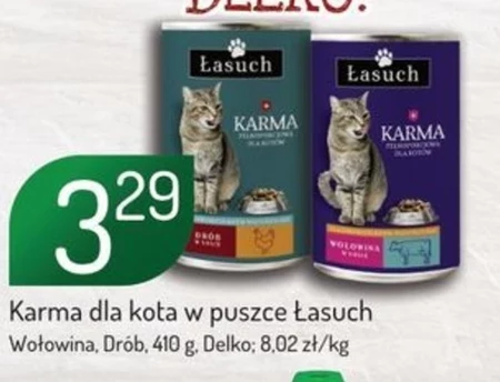 Karma dla kota Łasuch