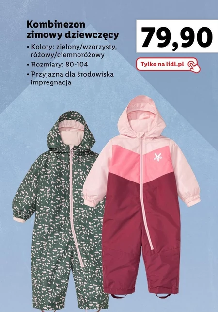 Kombinezon dziewczęcy