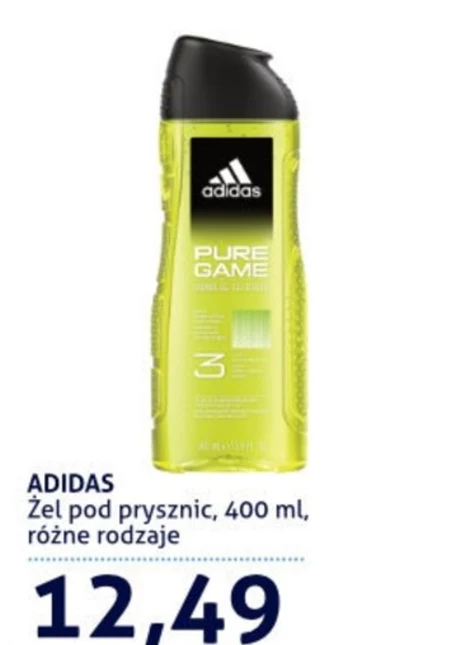 Adidas Pure Game Żel do mycia 3w1 400 ml