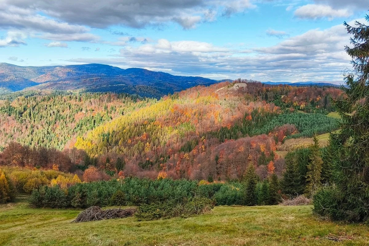 Małe Pieniny jesienią