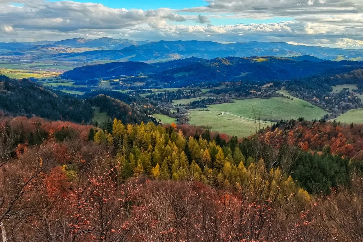 Perspektywa ze szczytu Wysokiej