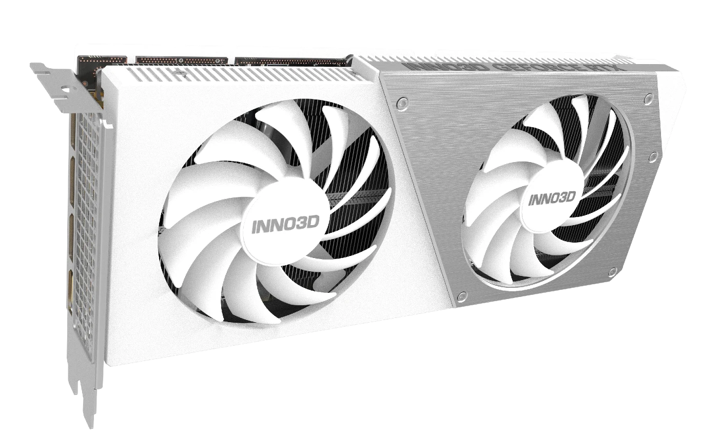 INNO3D GeForce RTX 4060 Ti 16 GB Twin X2 OC White INNO3D GeForce RTX 4060 Ti 16 GB Twin X2 OC White