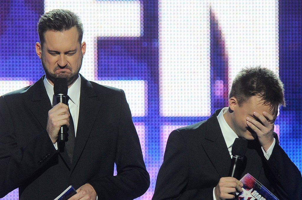 Marcin Prokop i Szymon Hołownia rozśmieszali widzów "Mam talent", ale i siebie nawzajem