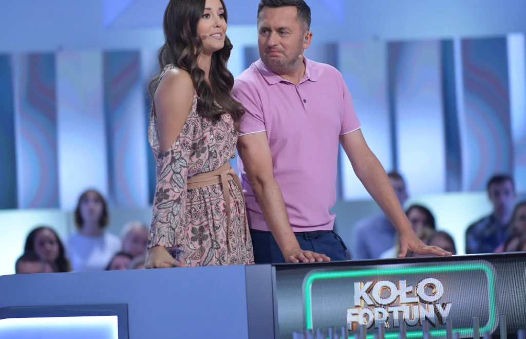 Norbi i Iza Krzan w "Kole fortuny"
