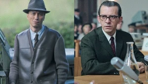 Rafał Maćkowiak (L) i Piotr Głowacki (P) w serialu "W niemieckim domu"