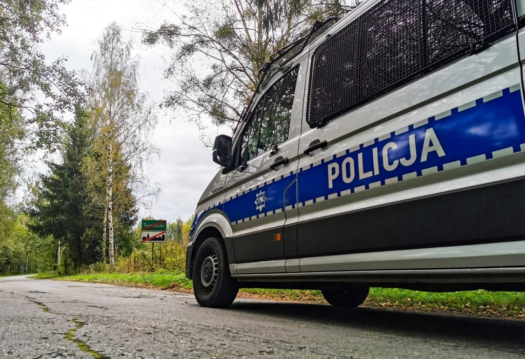 Uczeń podstawówki woził matkę samochodem Fot. Policja Hajnówka