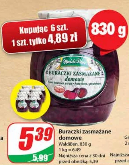 Buraczki zasmażane WaldiBen