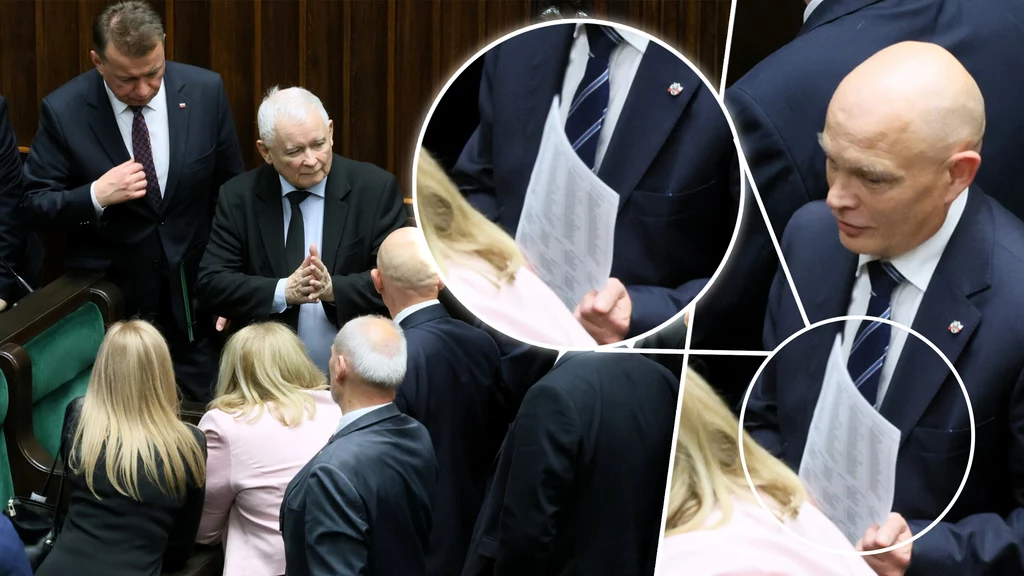 Posłowie PiS jeszcze na sali posiedzeń sprawdzali, jak zagłosowali poszczególni politycy Posłowie PiS jeszcze na sali posiedzeń sprawdzali, jak zagłosowali poszczególni politycy