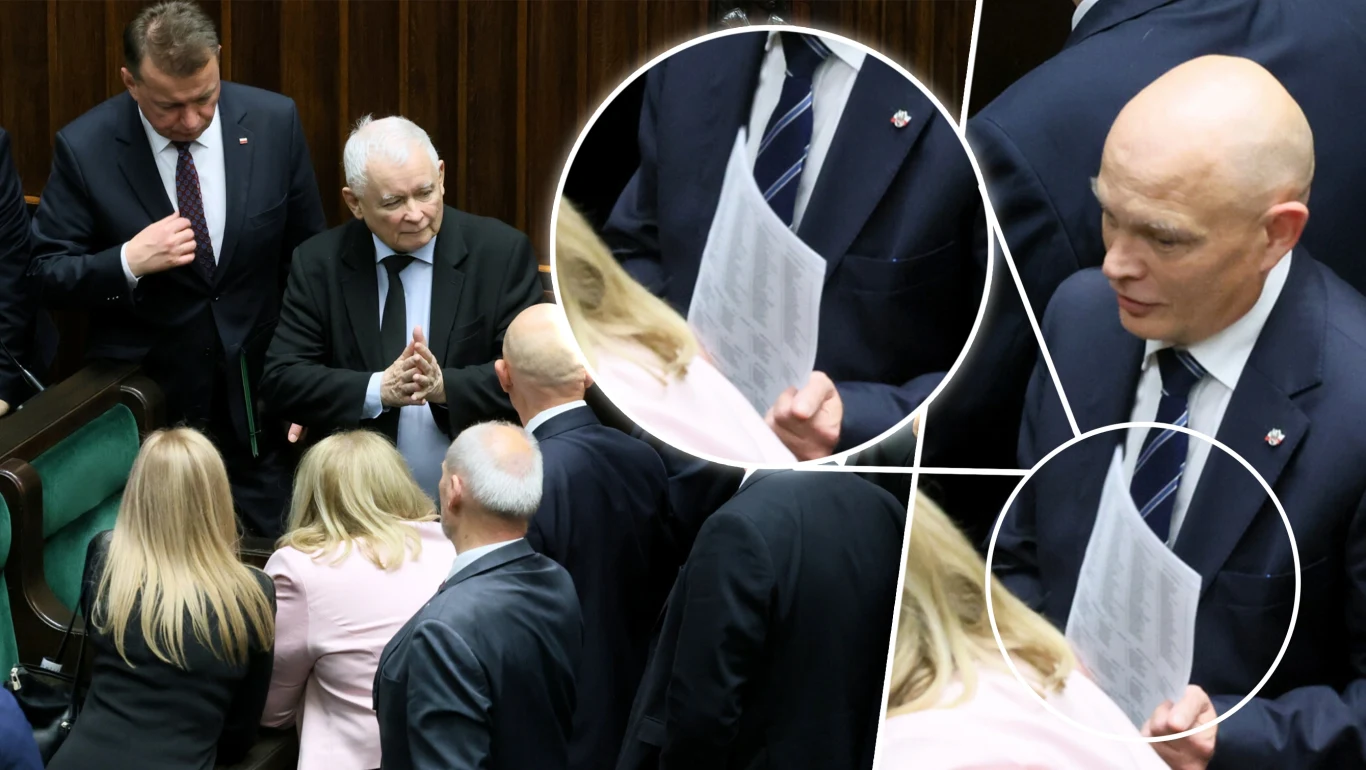 Posłowie PiS jeszcze na sali posiedzeń sprawdzali, jak zagłosowali poszczególni politycy Posłowie PiS jeszcze na sali posiedzeń sprawdzali, jak zagłosowali poszczególni politycy