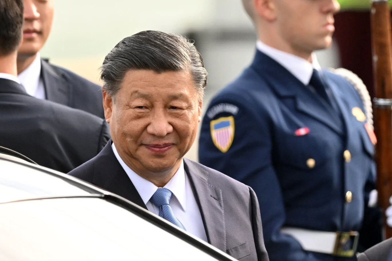 Chiński przywódca Xi Jinping Xi Jinping jest w trakcie wizyty w USA